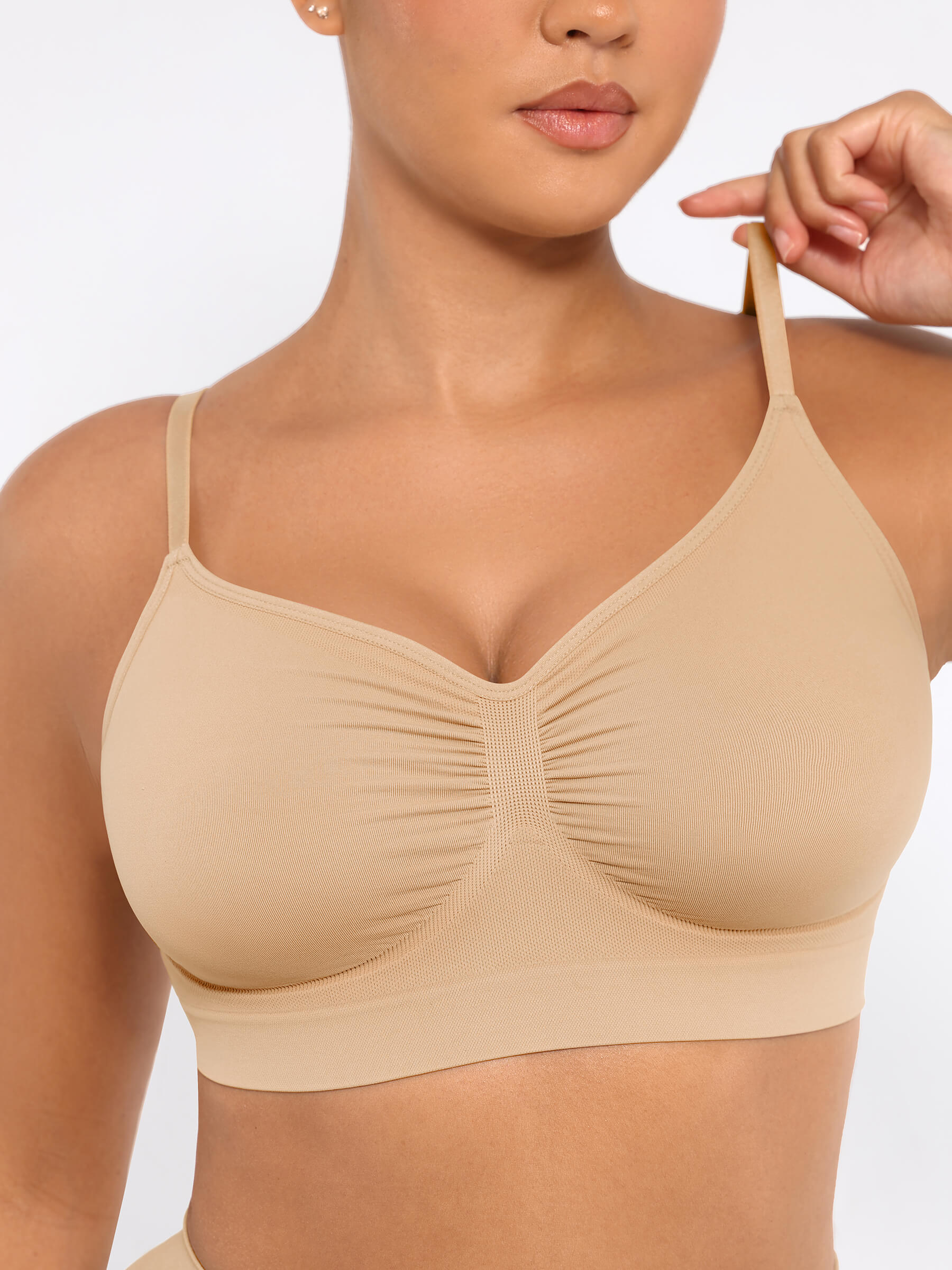 Pocketsh 3-Pack Smooth Seamless Wireless Bra Bundle