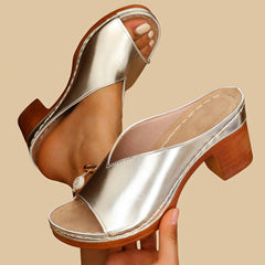 NEW ARRIVAL 70% OFF - Orthopedic Chunky High Heel Sandals
