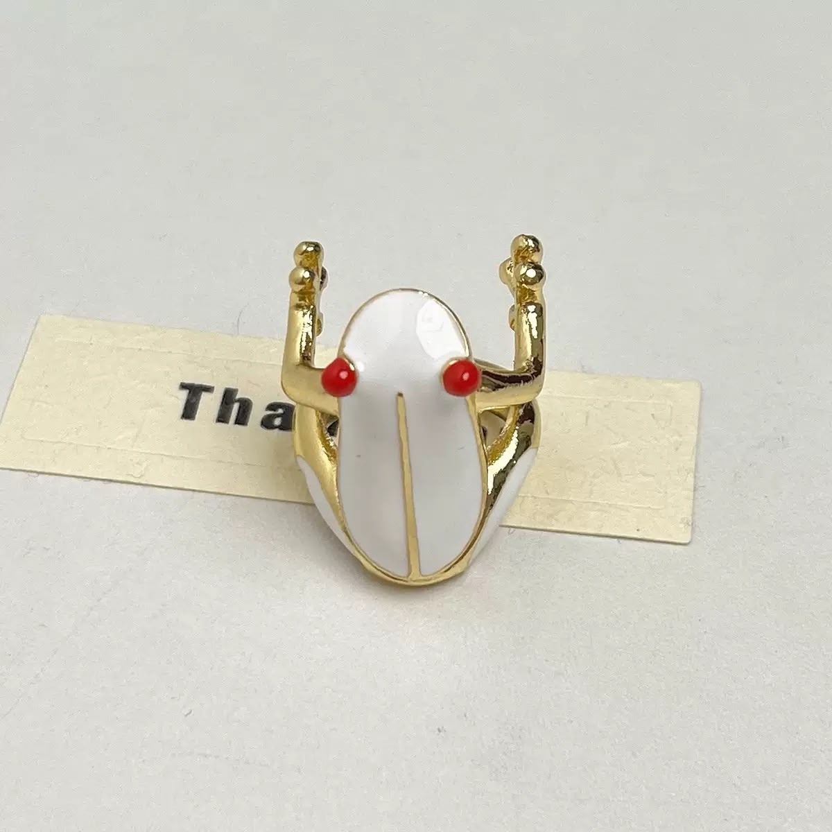 Quirky Cottagecore Toad Ring